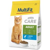 MultiFit Care Trockenfutter Katze, Adult, Lachs 1,4 kg
