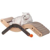 Canadian Cat Company Design-Kratzmöbel Beach Chair braun