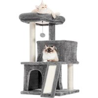 Pawz Road Kratzbaum 3 Etagen Kätzchen grau