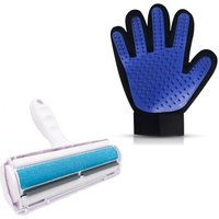 Petsation Massagehandschuh Rechts + Fusselroller