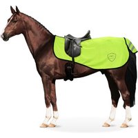 Equinate Ausreitdecke Reflective mit Fleeceinnenfutter neon gelb 1,5 m