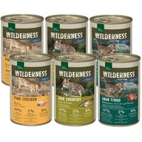 REAL NATURE WILDERNESS Nassfutter Katze, Adult 6x400 g Mixpaket 2