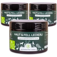 Wolfsbacher Natur Haut & Fell Leckerli 3x