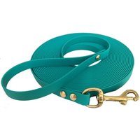 bio-leine ab 35 kg Biothane Schleppleine türkis 10 m