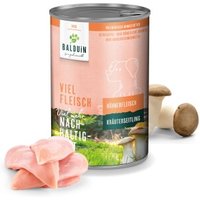BALDUiN Hund Huhn & Kräuterseitling 12x400g