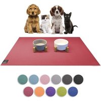 SANOZOO ® - Napfunterlage - Öko-Tex und Made in Germany rot 60 cm, 90 cm