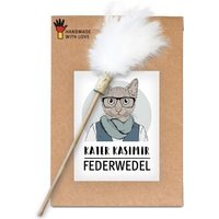 Kater Kasimir Federwedel für Katzen aus echten Naturfedern