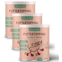 Hunderunde Futtertopping - Knochen & Gelenke - Beweglichkeit, Gelenkgesundheit, starke Knochen, natürliche Zutaten 750 g