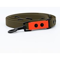 THE DOG IDEA Biothane Hundeleine Khaki neon orange