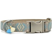 THE DOG IDEA Boho-Chic Halsband Sky L