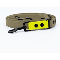 THE DOG IDEA Biothane Hundeleine Beige neon gelb