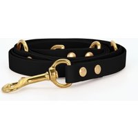 THE DOG IDEA Biothane Hundeleine Gold Schwarz
