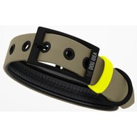 THE DOG IDEA Biothane Halsband Beige neon gelb XXL