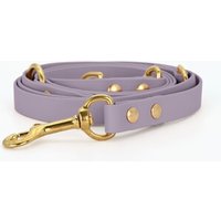 THE DOG IDEA Biothane Hundeleine Gold Lavendel