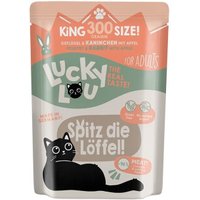 Lucky Lou Nassfutter Katze Adult Geflügel und Kaninchen 12x300 g