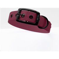 THE DOG IDEA Biothane Halsband Bordeaux Schwarz M