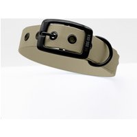 THE DOG IDEA Biothane Halsband Beige Schwarz XL