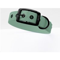 THE DOG IDEA Biothane Halsband Sage Schwarz XL