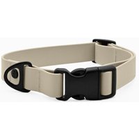 THE DOG IDEA Biothane Halsband mit Klickverschluss Taupe M