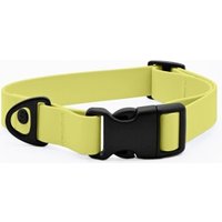 THE DOG IDEA Biothane Halsband mit Klickverschluss Butteryellow M