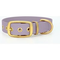 THE DOG IDEA Biothane Halsband Gold Lavendel XS