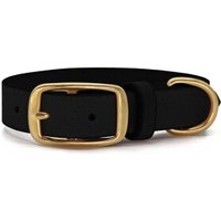 THE DOG IDEA Leder Halsband Schwarz XL