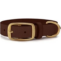 THE DOG IDEA Leder Halsband Braun S