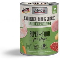MAC's Nassfutter Hund Adult Kaninchen und Gemüse 6x800 g