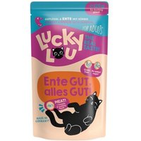 Lucky Lou Nassfutter Katze Adult Ente und Geflügel 32x125 g