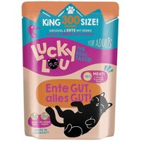 Lucky Lou Nassfutter Katze Adult Ente und Geflügel 24x300 g