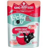 Lucky Lou Nassfutter Katze Adult Thunfisch, Geflügel 6x300 g