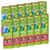 MultiFit Wellensittich Sticks 12x2er Frucht