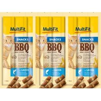 MultiFit BBQ Meat Sticks 7x8x5g Lachs