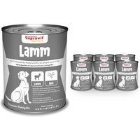 Supravit Hundenassfutter 6 x 820g Lamm mit Reis