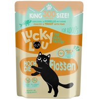 Lucky Lou Nassfutter Katze Adult Geflügel und Forelle 24x300 g