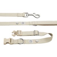 Barkalot Hundehalsband-Auslaufset beige M