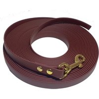 bio-leine 15-25 kg Biothane Schleppleine sattelbraun 12 m
