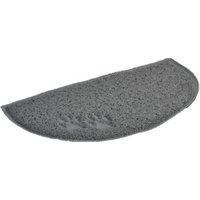 AniOne Toilettenvorleger halbrund 40x60 cm grau