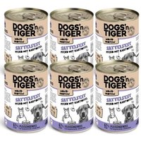 Dogs'n Tiger Sattelfest Pferd & Kartoffel 6x400 g