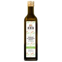 Dog-Native Wildfischöl für Hunde, natürliches Omega-3 Öl in Glasflasche mit EPA & DHA, Fischöl kein Lachsöl, Futteröl für Fell, Haut & Gelenke, Barf Zusatz mit Vitamin E, 500ml