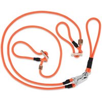 ROMNEYS Doppel-Moxonleine Durham für 2 Hunde, 130 cm orange