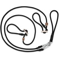 ROMNEYS Doppel-Moxonleine Durham für 2 Hunde, 130 cm schwarz