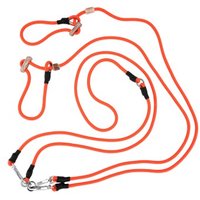 ROMNEYS Umhänge-Doppel-Moxonleine Durham für 2 Hunde, 290 cm orange