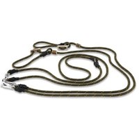 ROMNEYS Umhänge-Doppel-Moxonleine Durham für 2 Hunde, 290 cm oliv