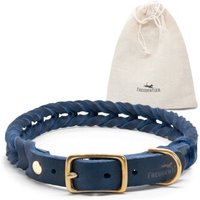 Freudentier geflochtenes Hundehalsband, AlsterTwist Kollektion L