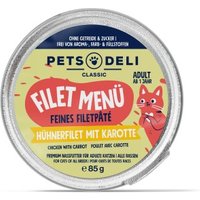 Pets Deli Adult Hühnerfilet Menu mit Karotten & Löwenzahn 12x85g