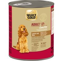 SELECT GOLD Sensitive Nassfutter Adult Lamm mit Reis 12x800 g