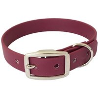 bio-leine 21-30cm HU Biothane Halsband bordeaux 52 cm, 62 cm