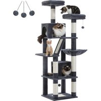 Pawz Road großer Katzenbaum 180cm dunkelgrau