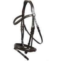 Hans Melzer Horse Equipment Hans Melzer Trense Bad Harzburg braun/silber WB EXTRA (KB-Kaltblut)